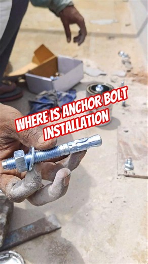 How to Install Concrete Wedge Anchors || wedge anchor Bolt installation #achor #wedge #anchorbolt