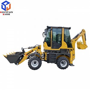 [Hot Item] 15-10 Small Chinese Backhoe 1ton Mini Compact Backhoe Loader
