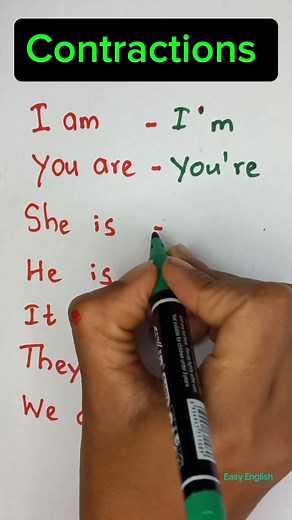 contraptions in English Unlock the secrets of English contractions with our latest video! Learn how to use them effectively in everyday conversation and improve your fluency. Whether you're a beginner or advanced learner, these tips will help you sound more natural. Don't miss out—watch now and master #EnglishContractions ! #LearnContractions #EnglishGrammarTips #SpeakFluentEnglish #EnglishLearning #GrammarHacks #EnglishLesson #easyenglish #followers #highlight #fypシ゚viral #fypage #foryou