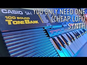 Less is more, lofi edition: Creating a song using only the vintage Casio SA-1