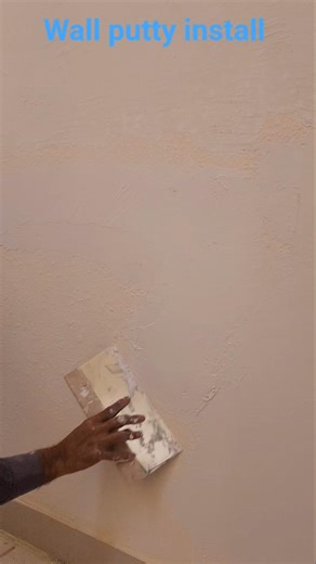 The install wall putty #short #putty #drywaller #drywall
