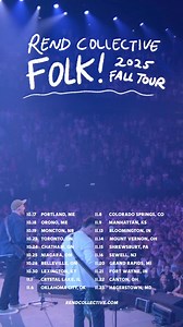 Sewell, New Jersey! The Folk! Fall Tour is ON SALE NOW!! Get your tickets at rendcollective.com and join us for an evening of worship and celebration 🎉 | Rend Collective