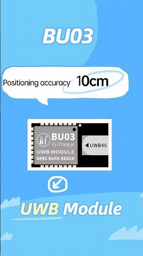 👍🏻BU03 for indoor positioning 🥳 #aithinker #arduino #indoor #position #uwb #iot