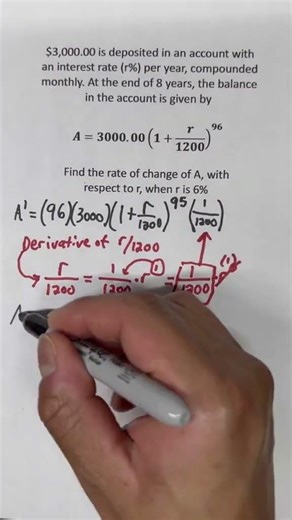 calculus Compound interest