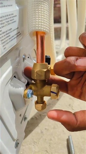 AC flair nut #acinstallation #actechnician #acgascharging #acservice