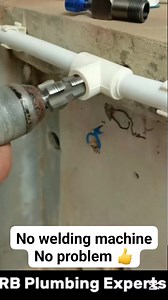 No welding machine No problem 👍 #diy #fblifestyle #PPR | RB Plumbing Experts