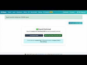 HR Buku: Payroll module