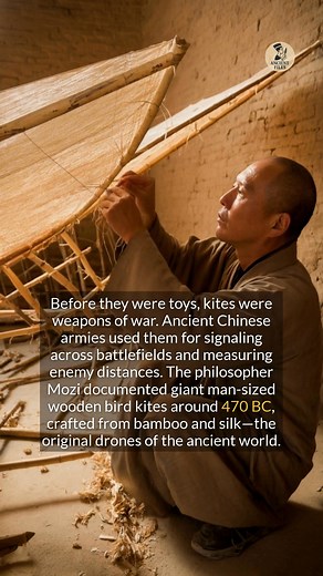 The first kites were not toys, but weapons of war used by ancient Chinese armies. #historyfacts #ancienthistory #worldhistory | Ancient Files