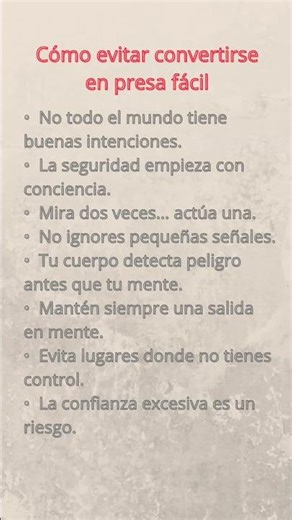 8 Instintos de seguridad que la mayoría ignora