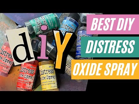 🎨 DIY Distress Oxide Ink Recipe Tutorial | DIY Distress Oxide Spray | DIY Distress Oxides | EASY DIY