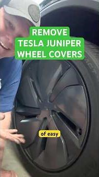 Easily REMOVE Tesla Model Y Juniper Wheel Covers Like a Pro