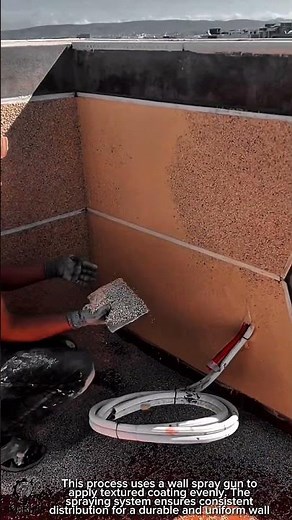 Wall Texture Coating Work Tool Using Wall Spray Gun #worktool