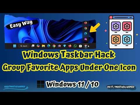 How to Create a Groups on Taskbar in Windows | Taskbar Groups Tool Tutorial | Windows 11