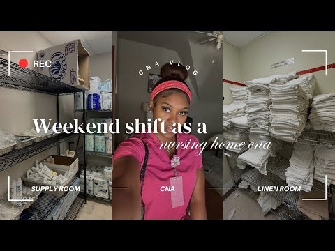 Day In the Life of a CNA VLOG | nursing home 🏡, geriatrics 👵, 2nd shift