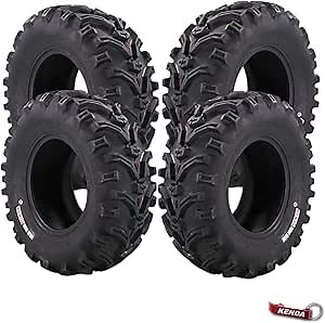 Kenda Bearclaw K299-22x7-11 Front Tire for All Terrain (ATV), UTV, and Side by Side (SxS) Vehicles - 6-Ply - Bear Claw 22x7x11 with Kenda Keychain