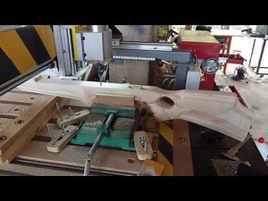 Making air rifle stock with DIY cnc router pt.3