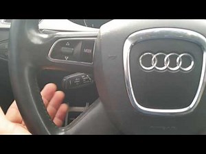 So aktivieren Sie den Tempomat beim Audi A4