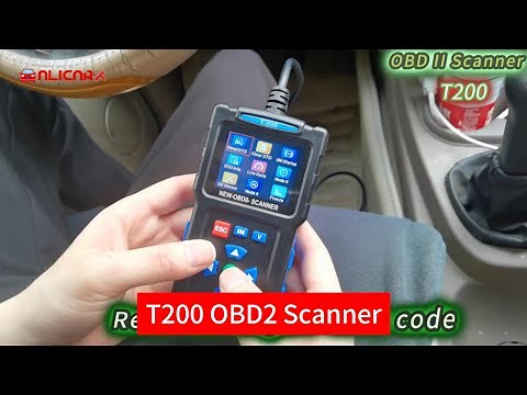 T200 Car OBD2 Scanner Diagnostic Tool Engine Code Reader Car Voltage Tester Automotive Vehicle Fault
