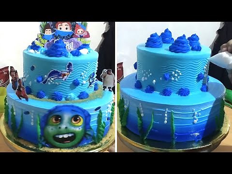 Pastel de luca la pelicula | luca cake decoration | Cake luca pixar
