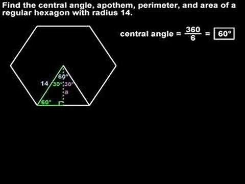 Area of a Polygon - Area of a Hexagon - MathHelp.com