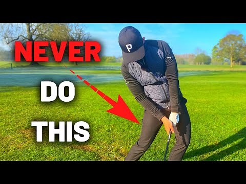 NEVER DO THIS WITH THE LEFT LEG IN THE DOWNSWING!