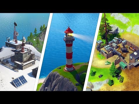 Dance at Compact Cars, Lockie's Lighthouse and a Weather Station Locations - Fortnite Chapter 2