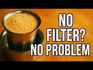 Authentic South Indian Filter Coffee Without a Machine at Home