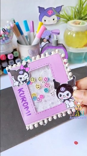 ✨ DIY kuromi notebook!? #diy #diycrafts #papercraft #cutecrafts #crafts #craft #cute #thingstodo