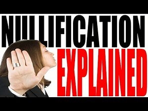 Nullification for Dummies -- States Rights, The Constitution and The Supremacy Clause