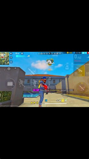 1vs4 OP MOMENT 😈#freefire #shortslive #fflive #freefirehighlights