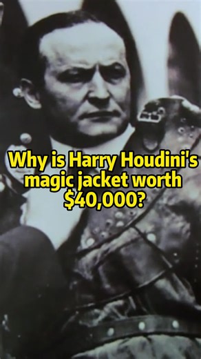 Why is Harry Houdini’s magic jacket worth $40000?#collection #antique #pawnstars #collector #collecting