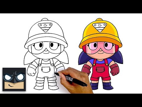 How To Draw Jacky ⭐️ NEW Brawl Stars
