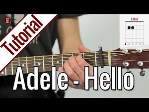Adele - Hello | Gitarren Tutorial Deutsch