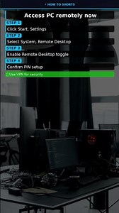 Enable Remote Desktop Windows 11 #Shorts