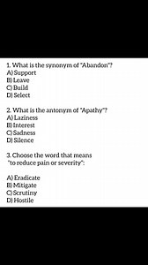 Vocabulary quiz questions and answers | Vocab Classes