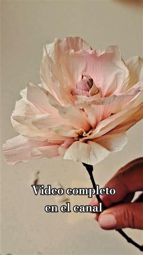 🌹 Rosa de papel fácil paso a paso | Tutorial completo