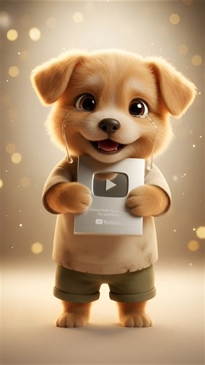 From Zero to Silver Play Button 🐶🏆 #shortvideo