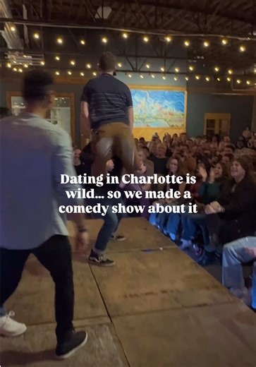 Single men - think dating events aren’t for you? This one is 😎 Ladies tickets are almost sold out (waitlist in bio), so guys - this is the place to be Friday 🎉 We have 90 cute, funny, single women ready to meet you while having so much fun at this one of a kind comedy show! 🎟️ DETAILS & RSVP IN BIO! • ##exploreclt##charlottesingles##charlottenc##singleincharlotte##charlottemen