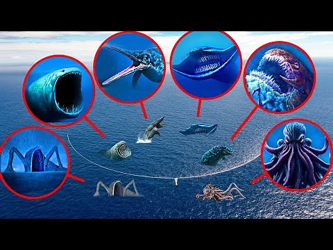 Meu drone capturou TODOS OS MONSTROS MARINHOS (BLOOP, EL GRAN MAJA, SEA EATER, KRAKEN) filme Brasil