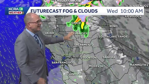 NorCal forecast: Rain and snow showers Wednesday