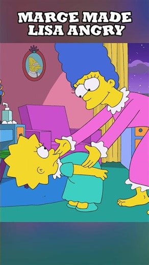 Marge made Lisa angry.#thesimpsons #simpsons #shorts