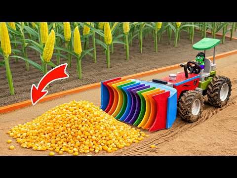 TOP Most Creative DIY Multi Blade Bulldozer for Maize Farming | Farm Machines | HP Mini DIY Tractor