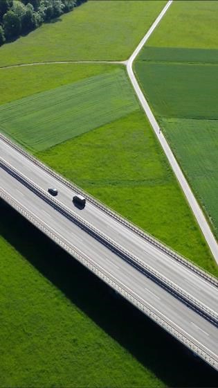 Germany's Autobahn: Drone Views of No Speed Limit Roads.
