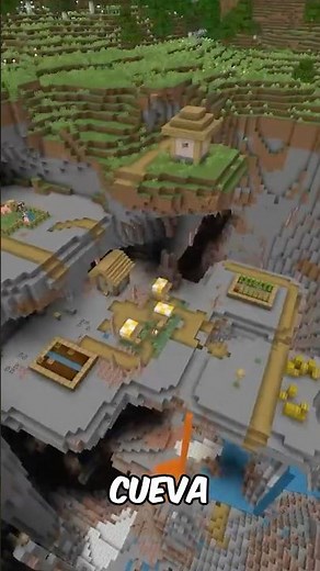 THE WEIRDEST VILLAGE IN MINECRAFT! 😱⛏️ #shorts