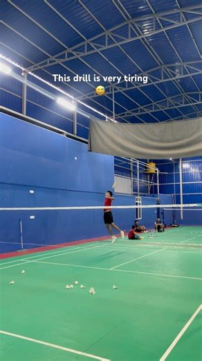 This drill killed me🥲💥 #badminton #badmintonindia