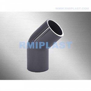 [Hot Item] Pn16 45 Degree PVC Elbow of JIS 10K 50A UPVC Pipe Plastic Fitting Welding Equal Bend for Water Use