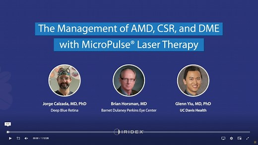 The Management of AMD, CSR, and DME with MicroPulse Laser Therapy - Eyetube