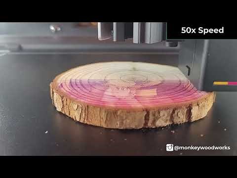 Print on Wood with the xTool M1 Ultra Inkjet Module