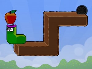 Play Apple Worm | Free Online  Games. KidzSearch.com