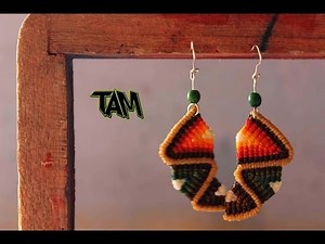 AROS MACRAME | TUTORIAL ARETES MACRAME